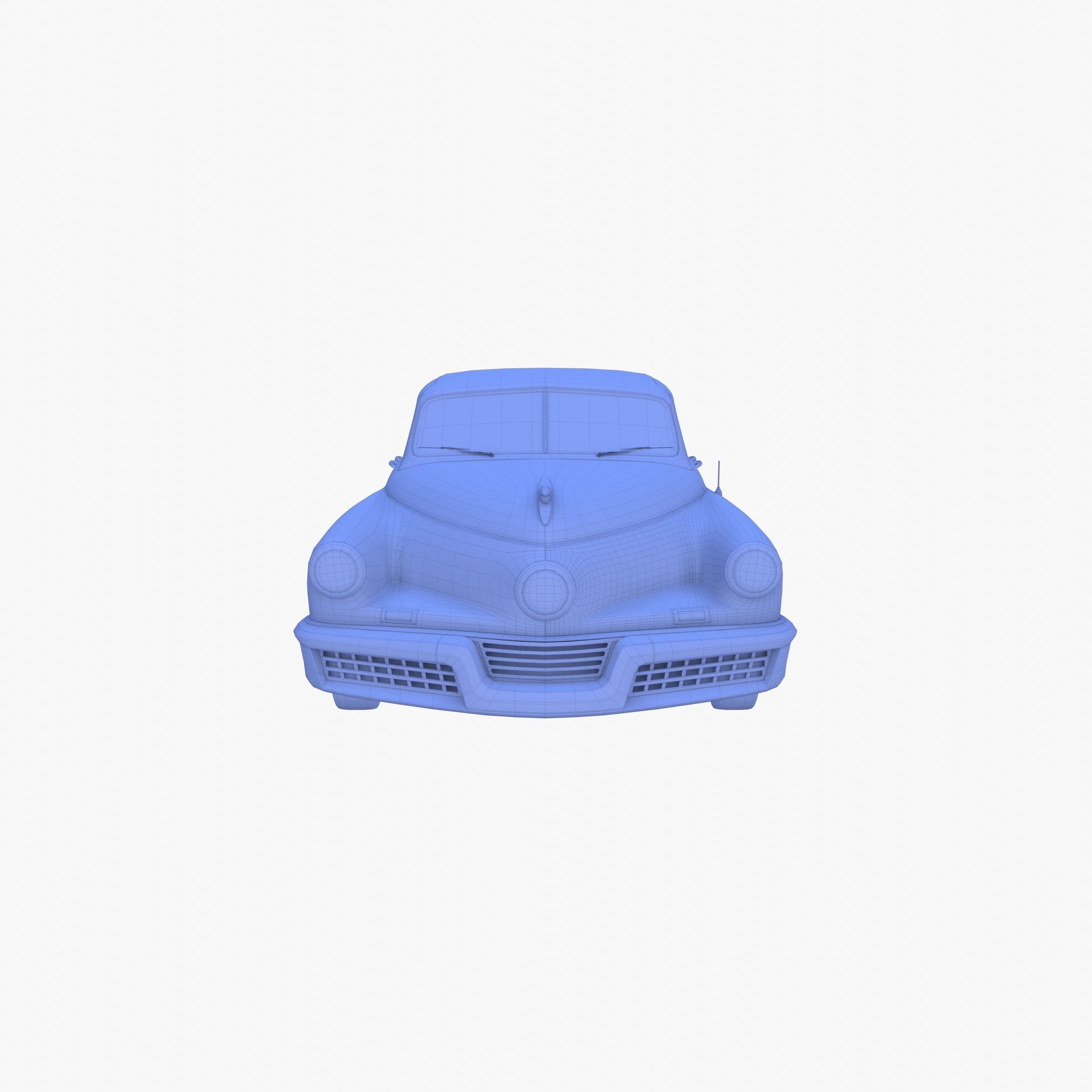 Tucker 48 Gray 3D model_16