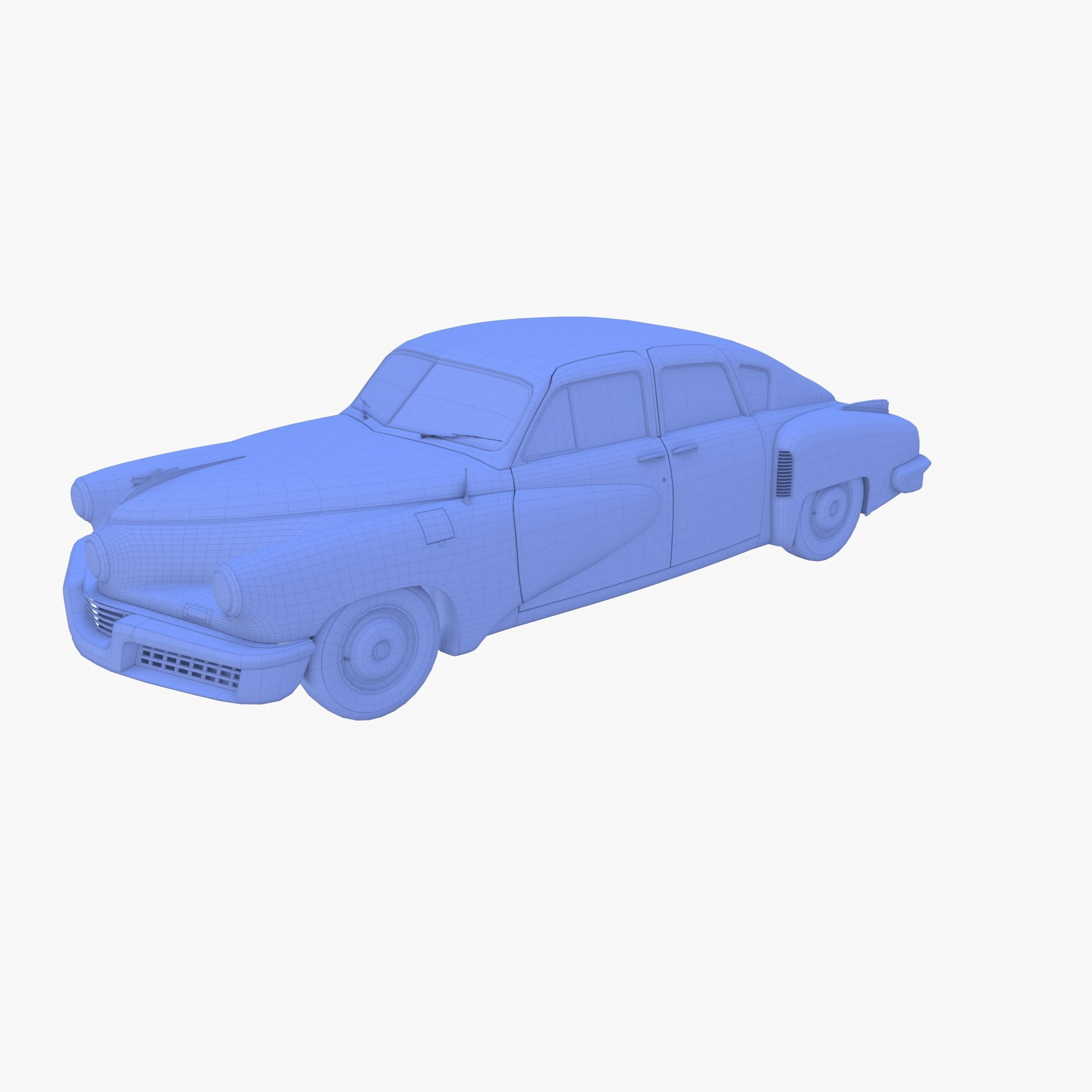 Tucker 48 Gray 3D model_24