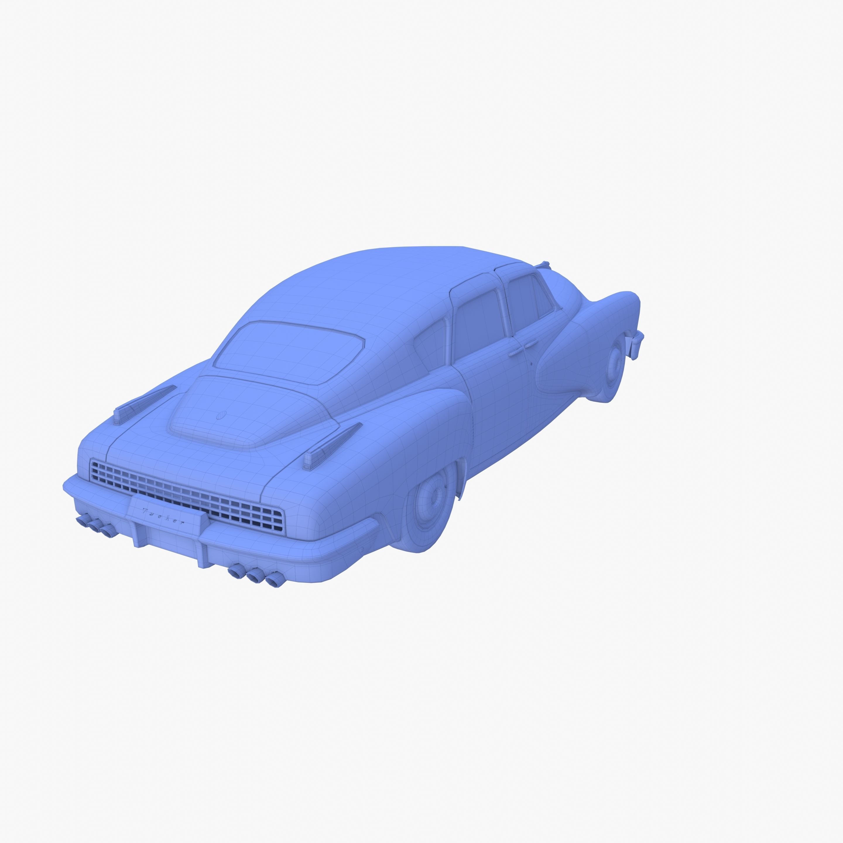 Tucker 48 Gray 3D model_27