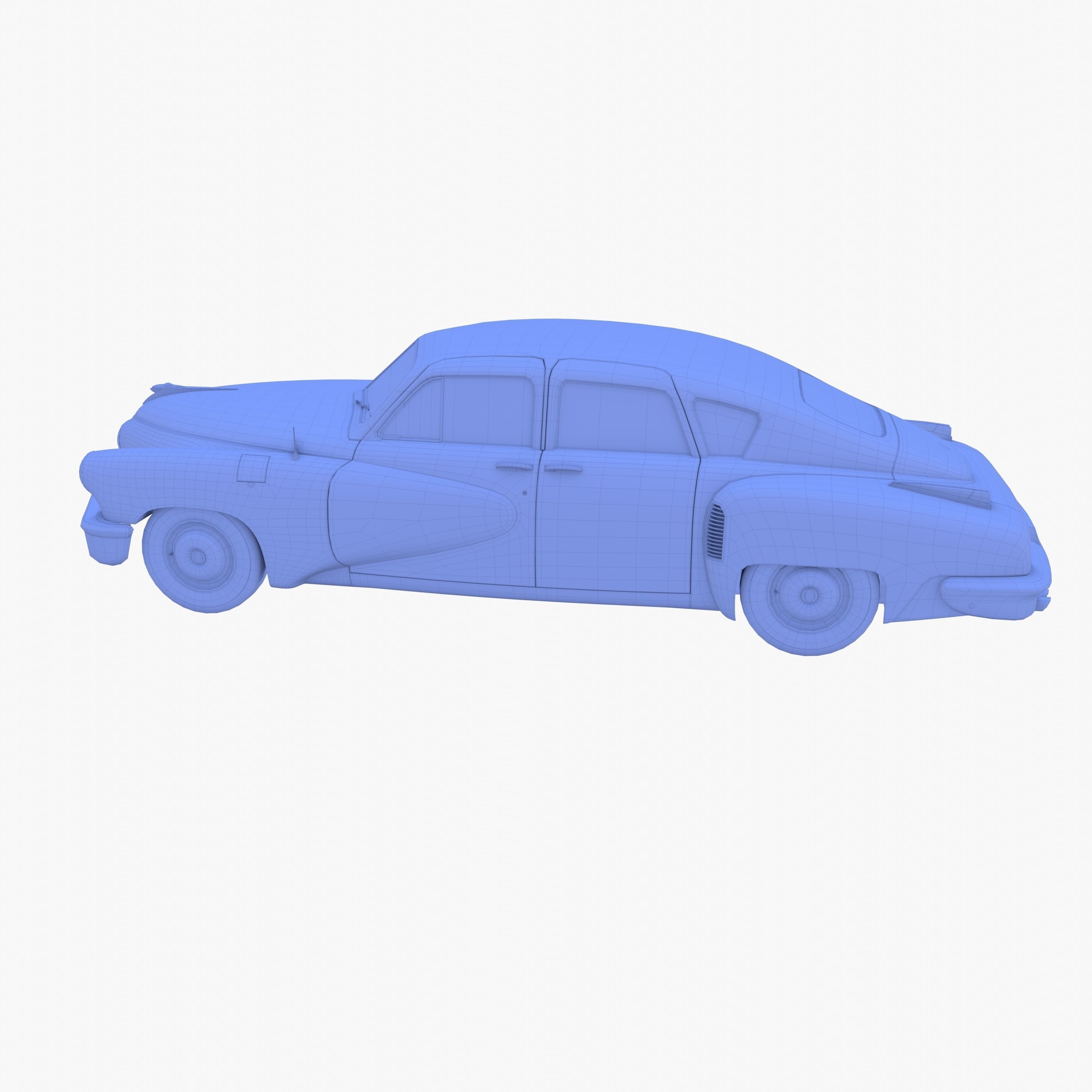 Tucker 48 Gray 3D model_25