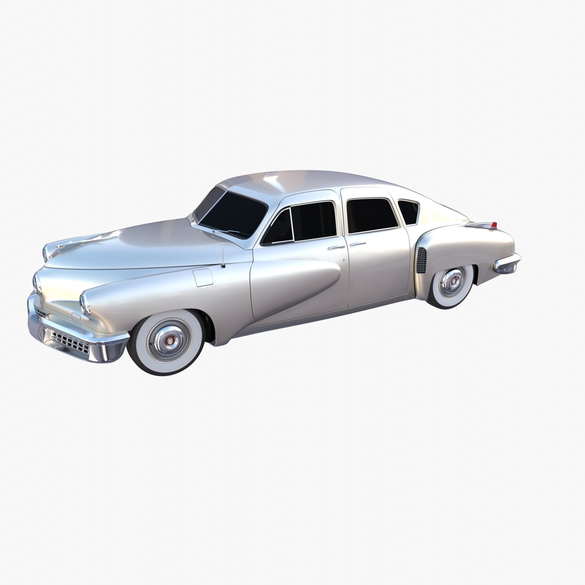 Tucker 48 Gray 3D model_10