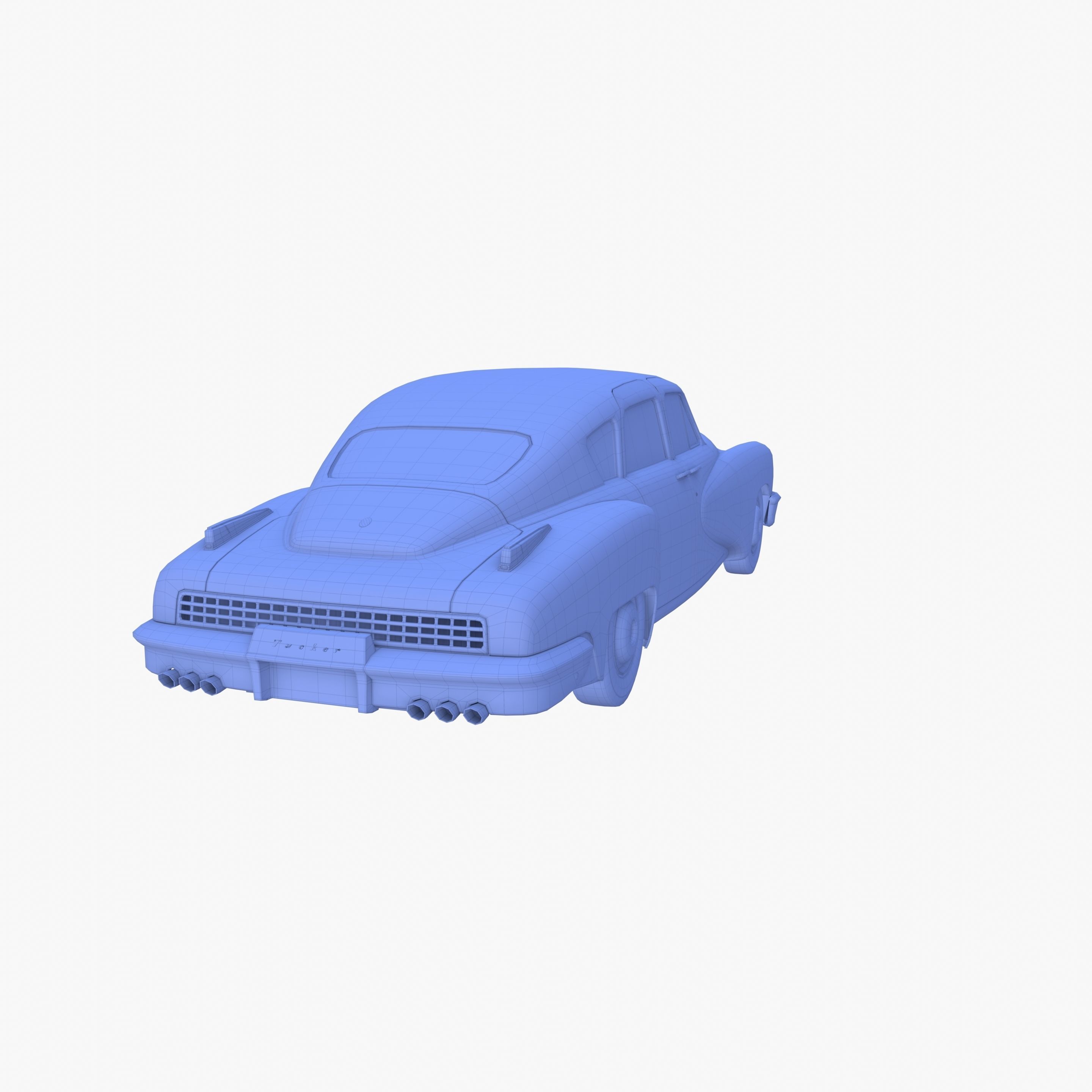 Tucker 48 Gray 3D model_20