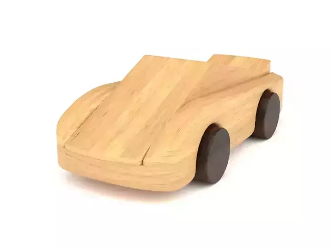 Wooden toy car 40