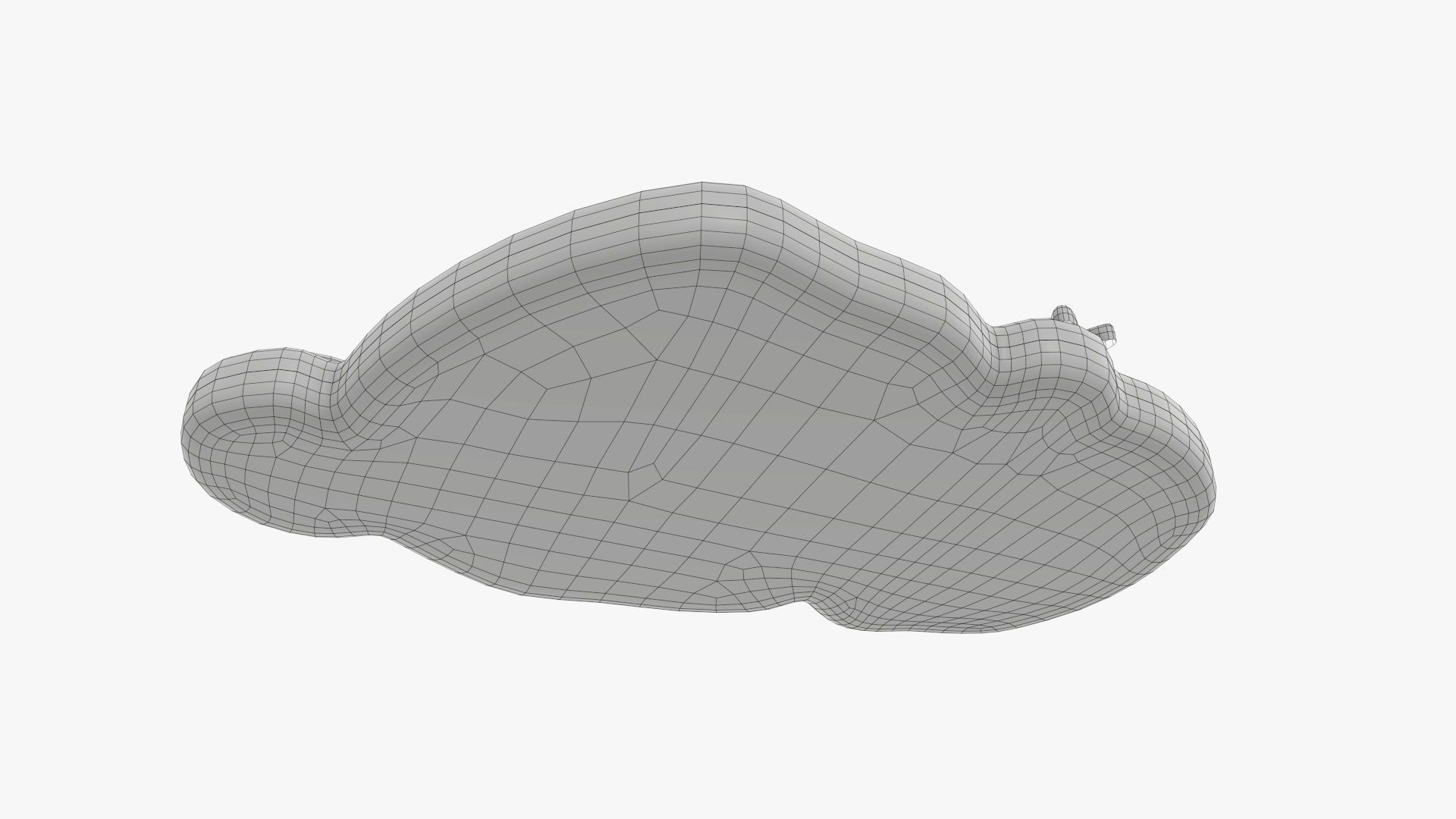 Snowman Christmas cookie 02 3D model_9