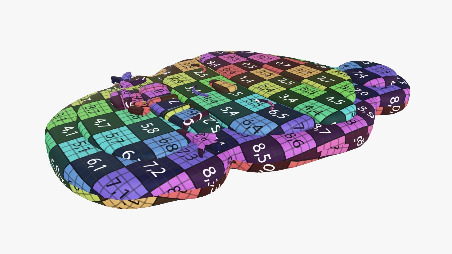 Snowman Christmas cookie 02 3D model_13