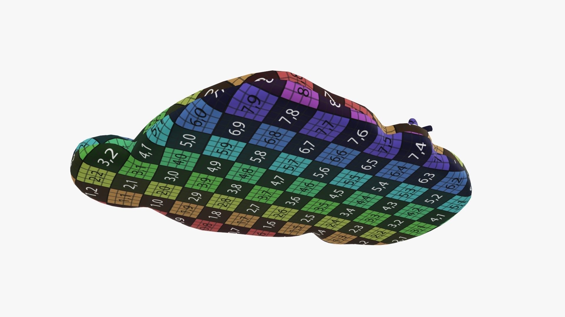 Snowman Christmas cookie 02 3D model_14