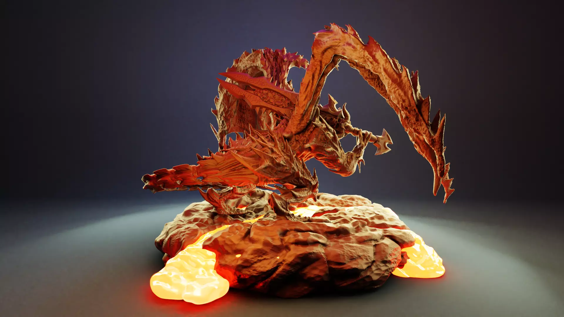 dragon 3D print model_0