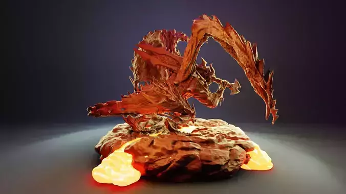 dragon 3D print model