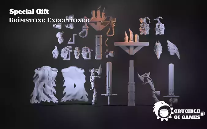 Brimstone Executioner miniature upgrade pack