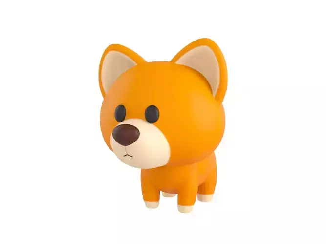 Character025 Dog 3D model