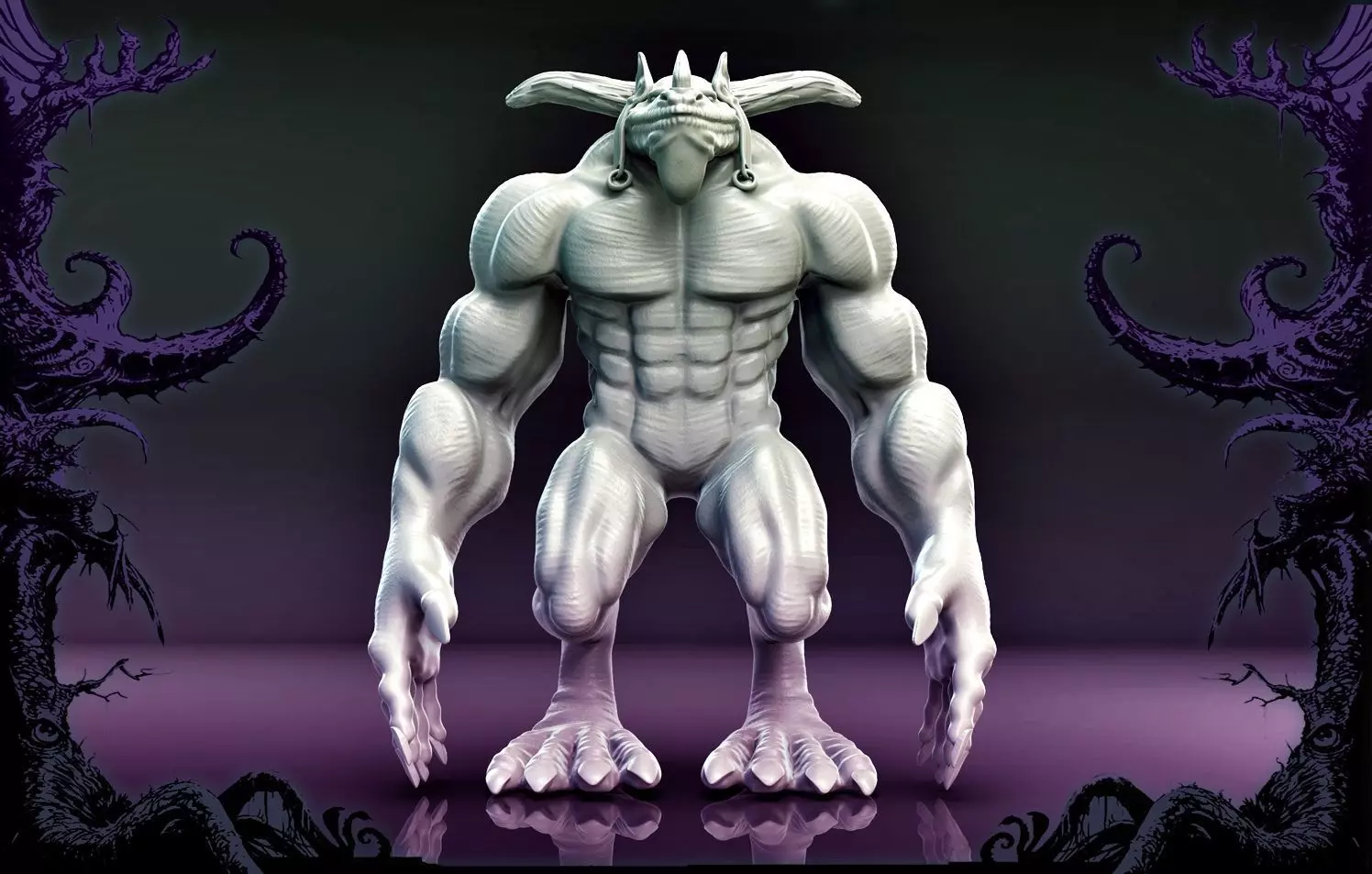 monster roga 3D print model_0