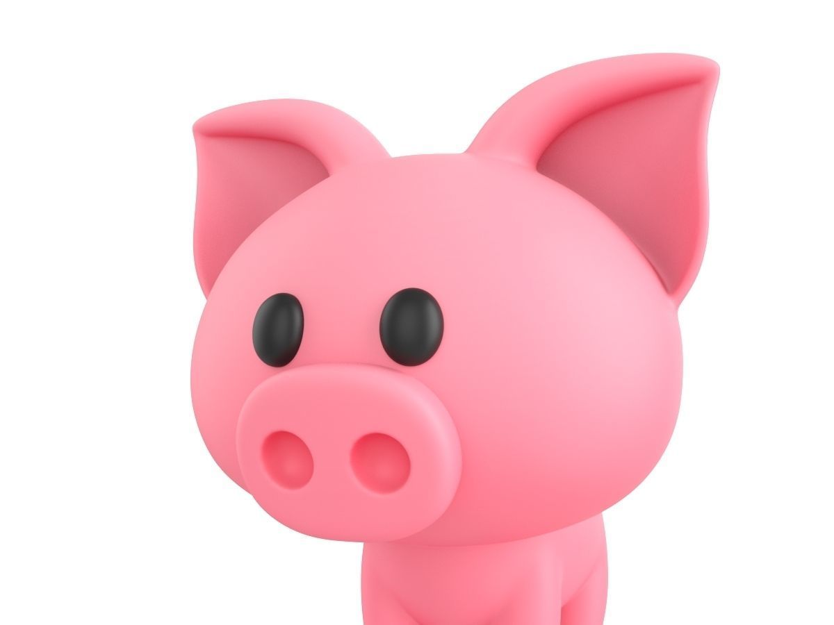 Character026 Pig 3D model_7