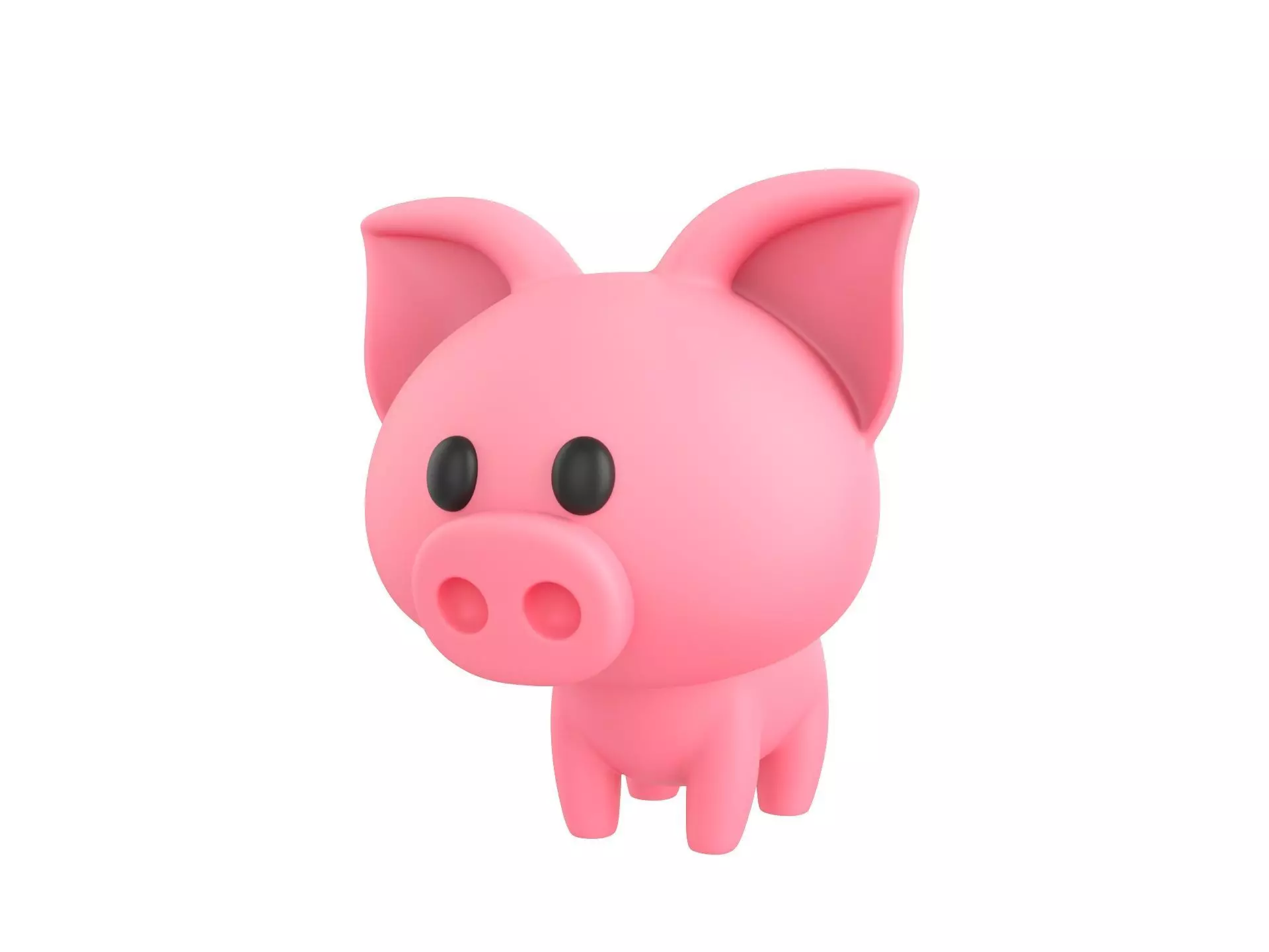 Character026 Pig 3D model_0