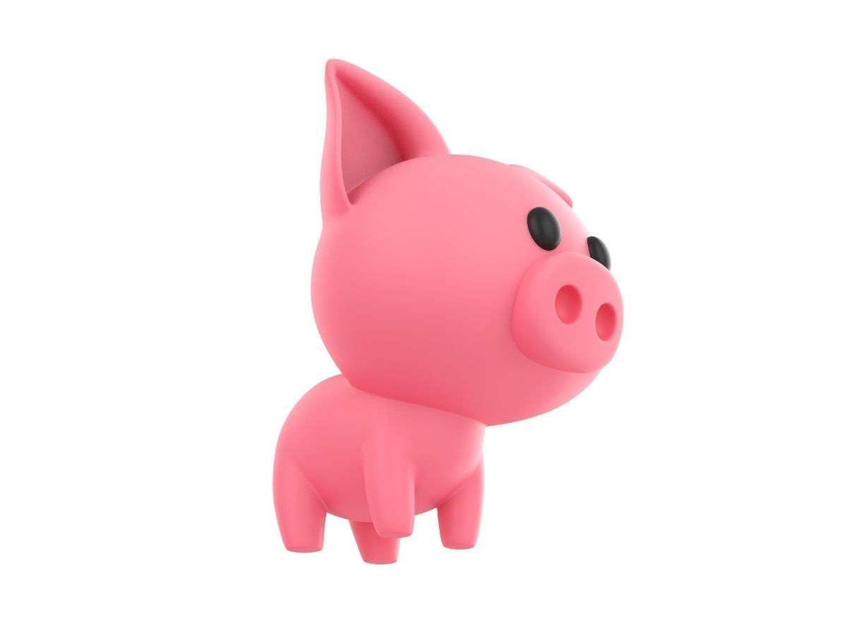 Character026 Pig 3D model_2