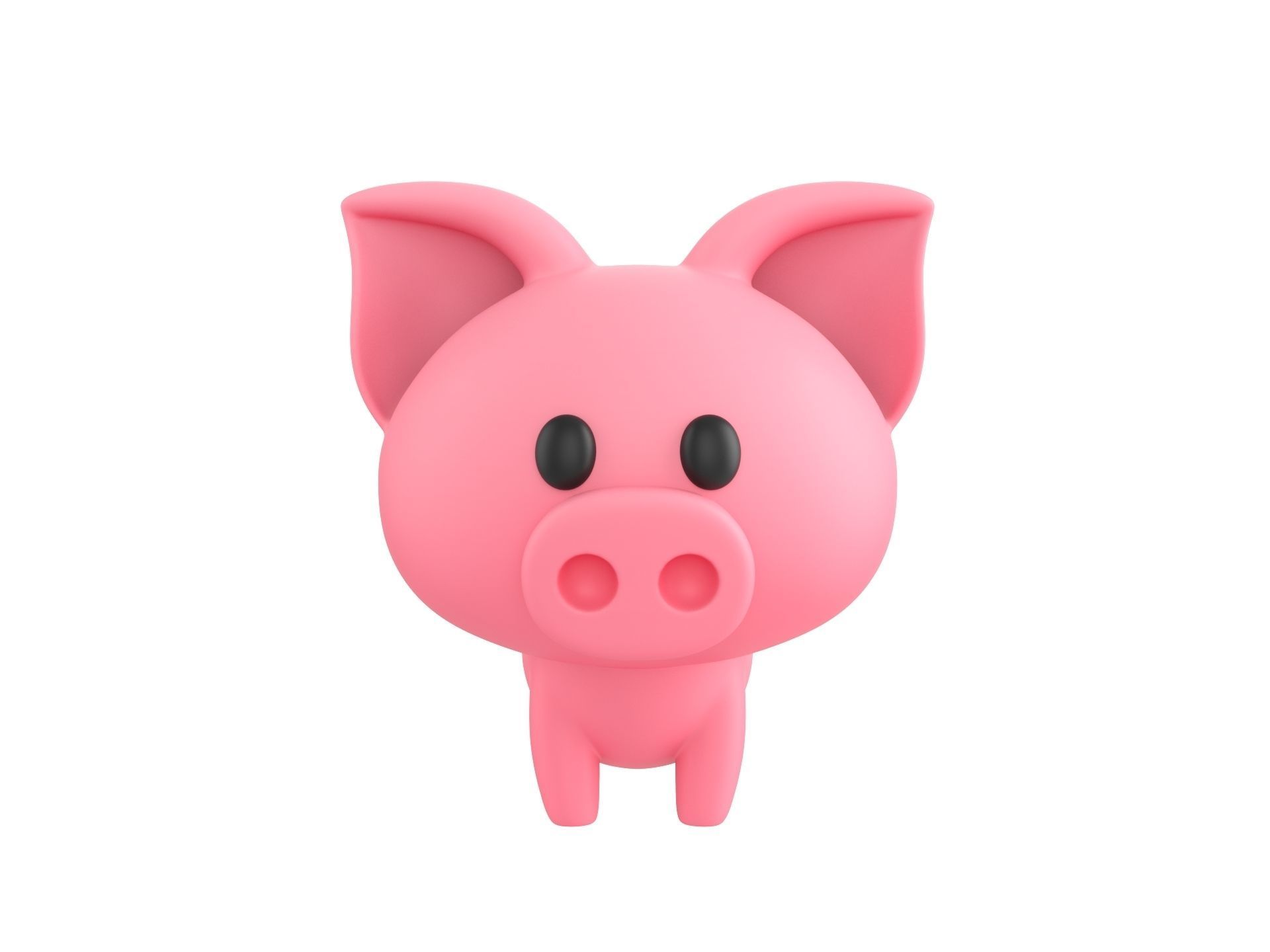 Character026 Pig 3D model_1