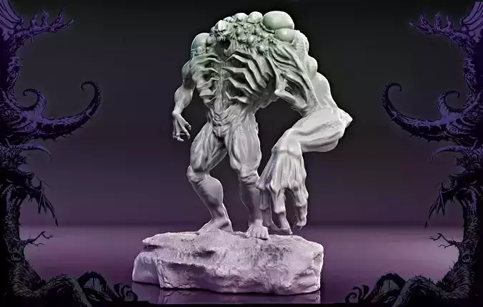 monster bubble 3D print model