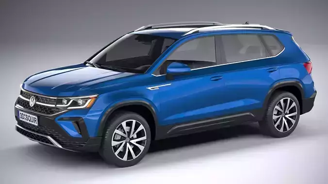 Volkswagen Taos 2022 3D model