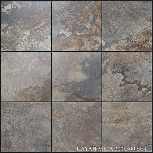 Yurtbay Seramik Kayah Mica 300x300 Set 1 3D model
