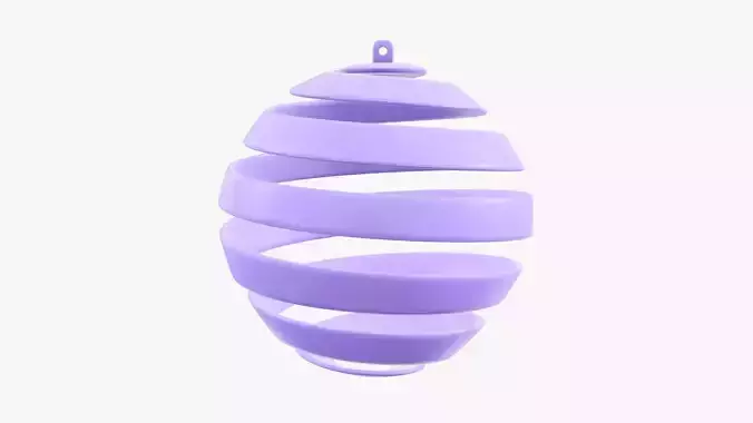 Christmas tree decoration toy 08 3D model