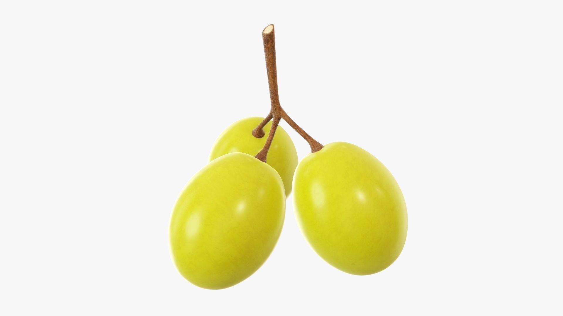 Grapes 01 3D model_1