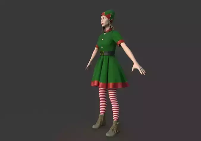 CHRISTMAS ELF 3D model