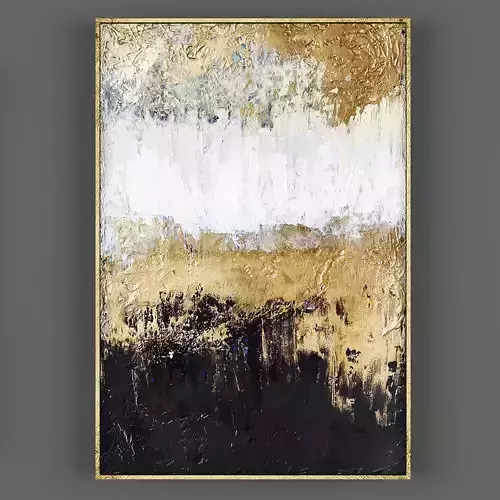 Art141 gold and abstract painting