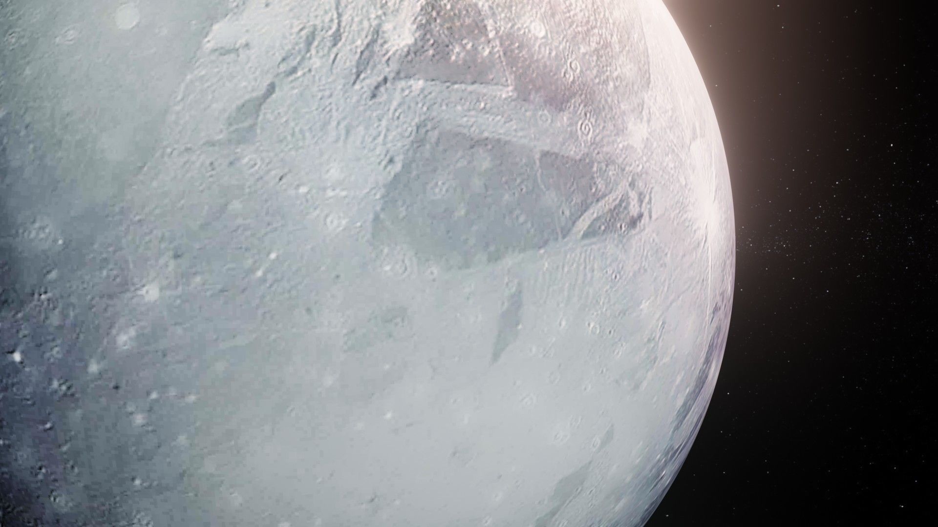 Photorealistic Pluto 8k Textures 3D Model Low-poly 3D model_13