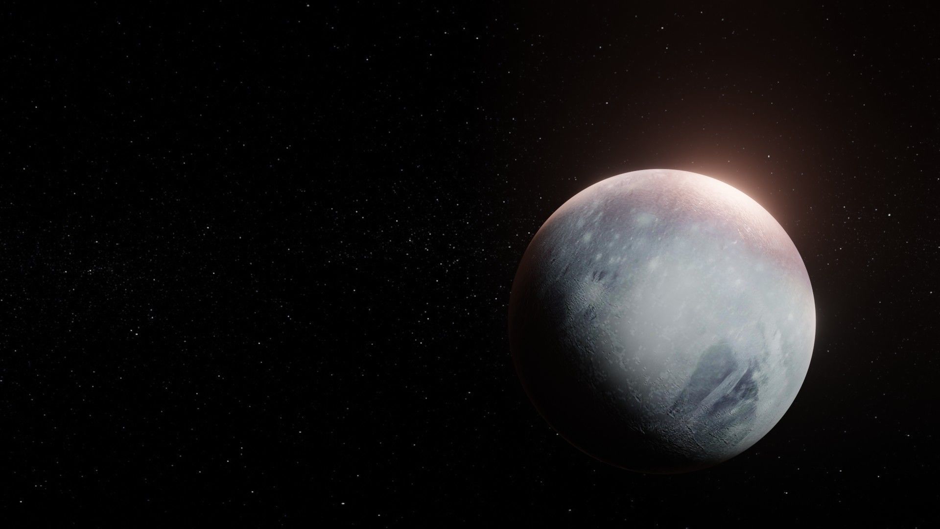 Photorealistic Pluto 8k Textures 3D Model Low-poly 3D model_11