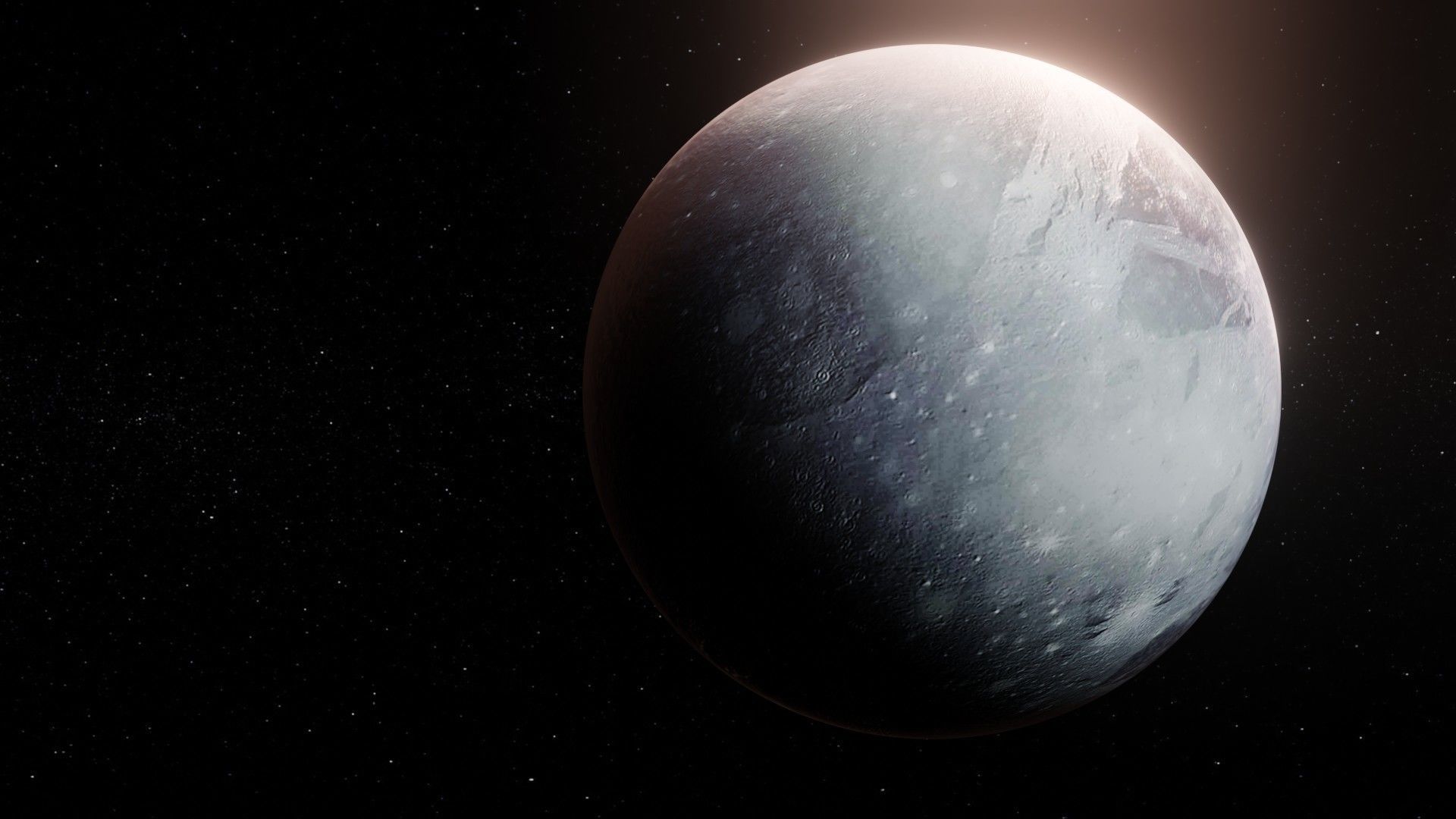 Photorealistic Pluto 8k Textures 3D Model Low-poly 3D model_6