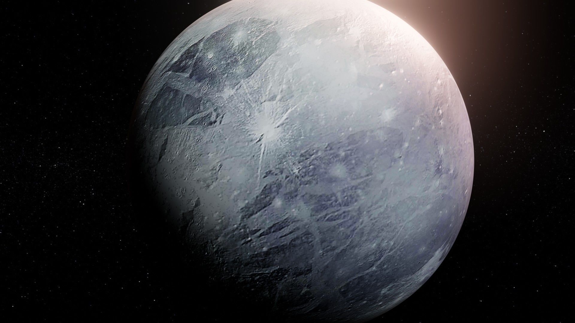 Photorealistic Pluto 8k Textures 3D Model Low-poly 3D model_7