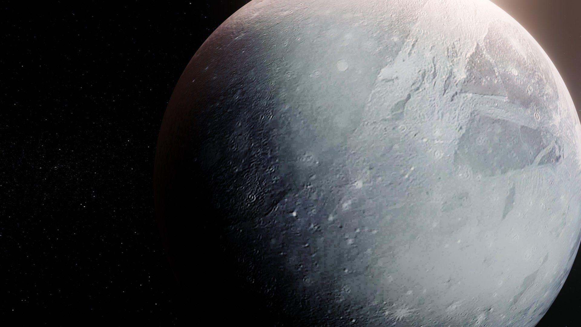 Photorealistic Pluto 8k Textures 3D Model Low-poly 3D model_2