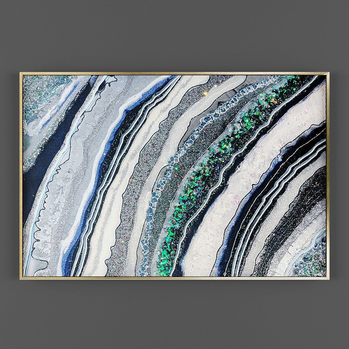 Art143 agate art Low-poly 3D model_2