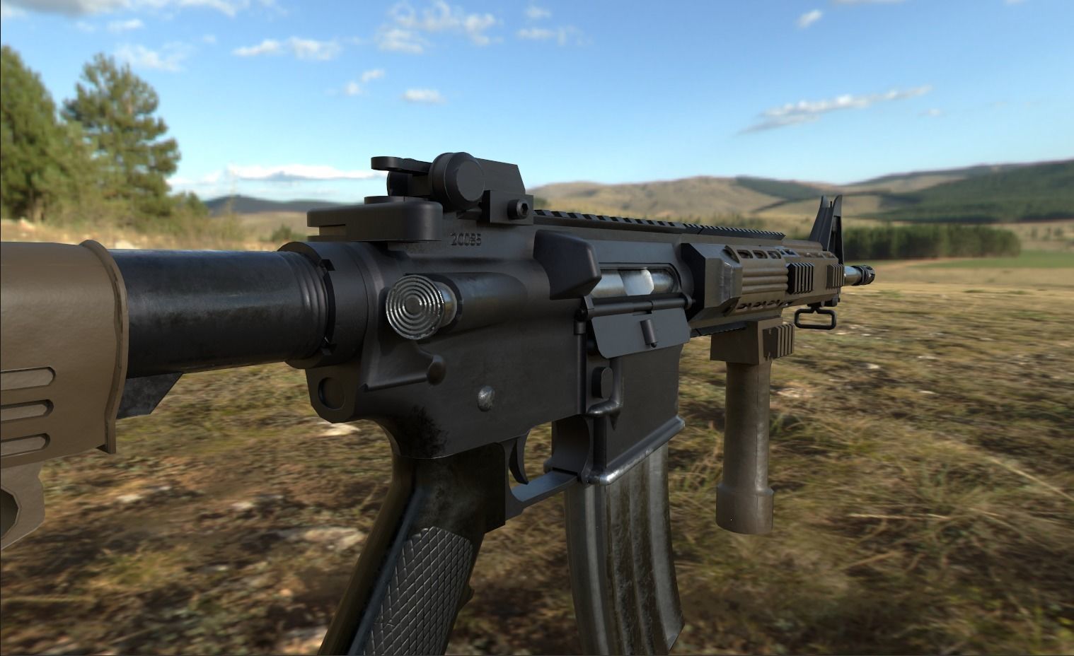 Colt C7NLD 3D model_4