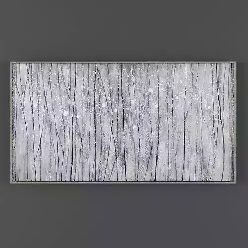 Art158 abstract painting of trees