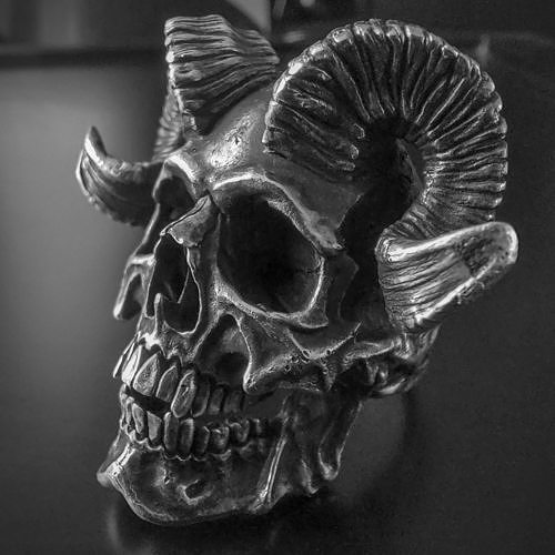 skull ring  3D print model