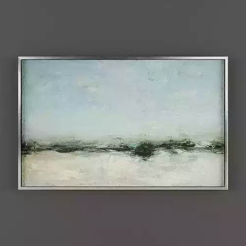 Art168 abstract painting hanging on wall