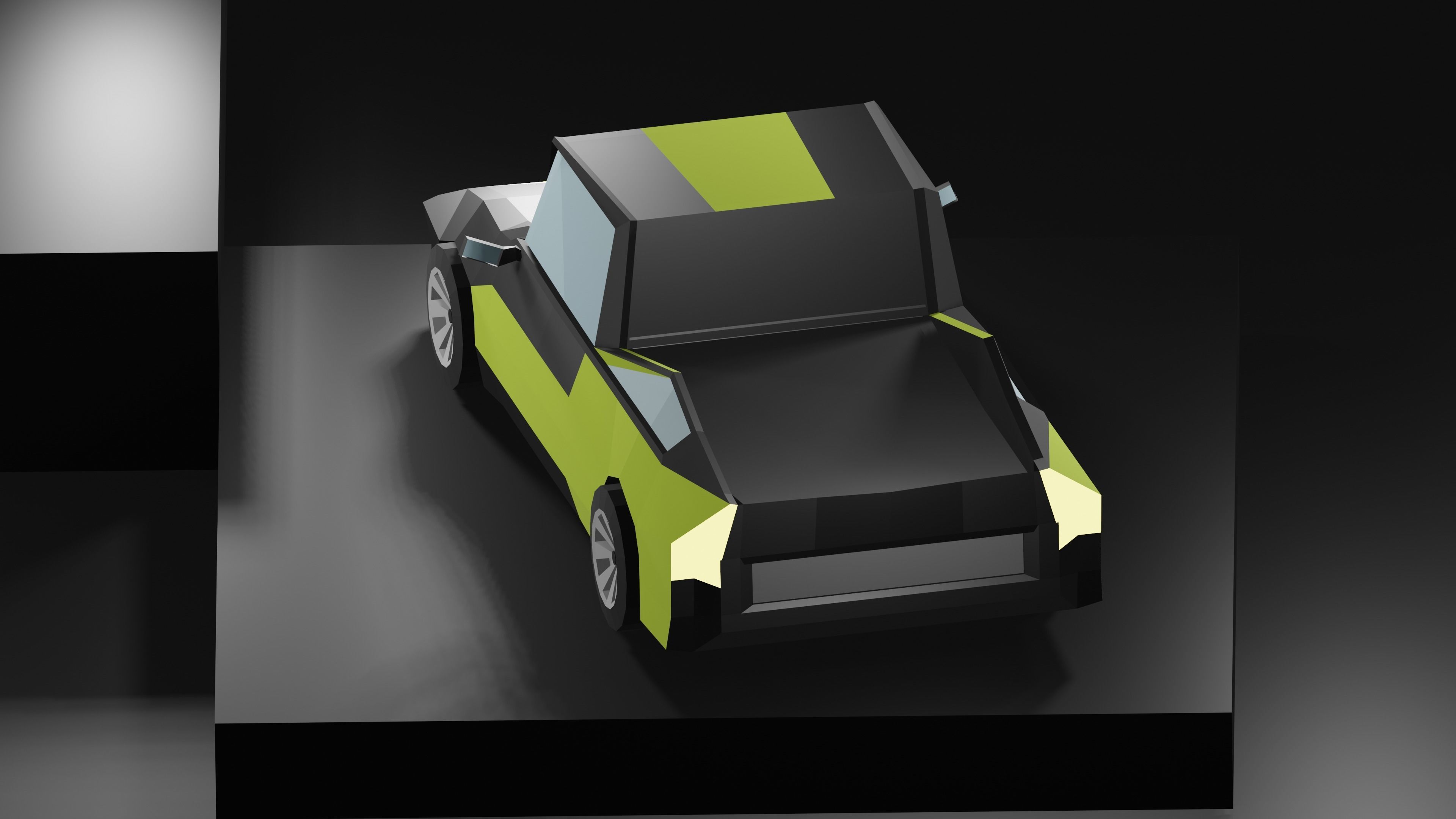 Lowpoly Vehicles - Part 2 - Sport Cars Low-poly 3D model_20
