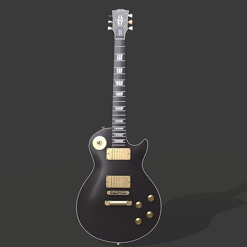 Gibson Les Paul - 4K PBR Low-poly 3D model