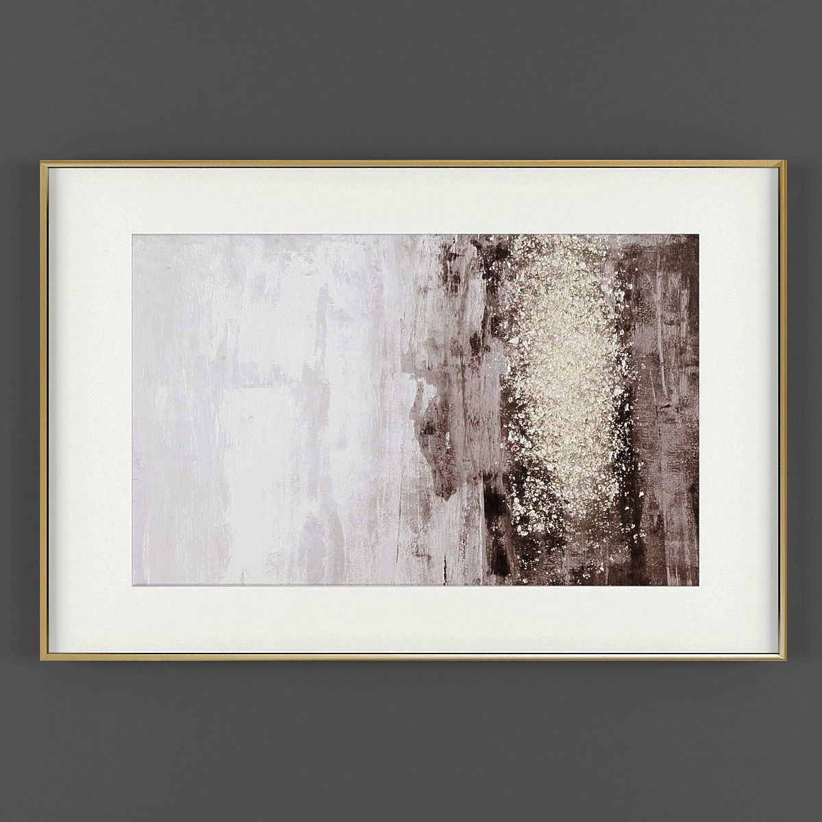 Art184 set of two framed art prints Low-poly 3D model_2