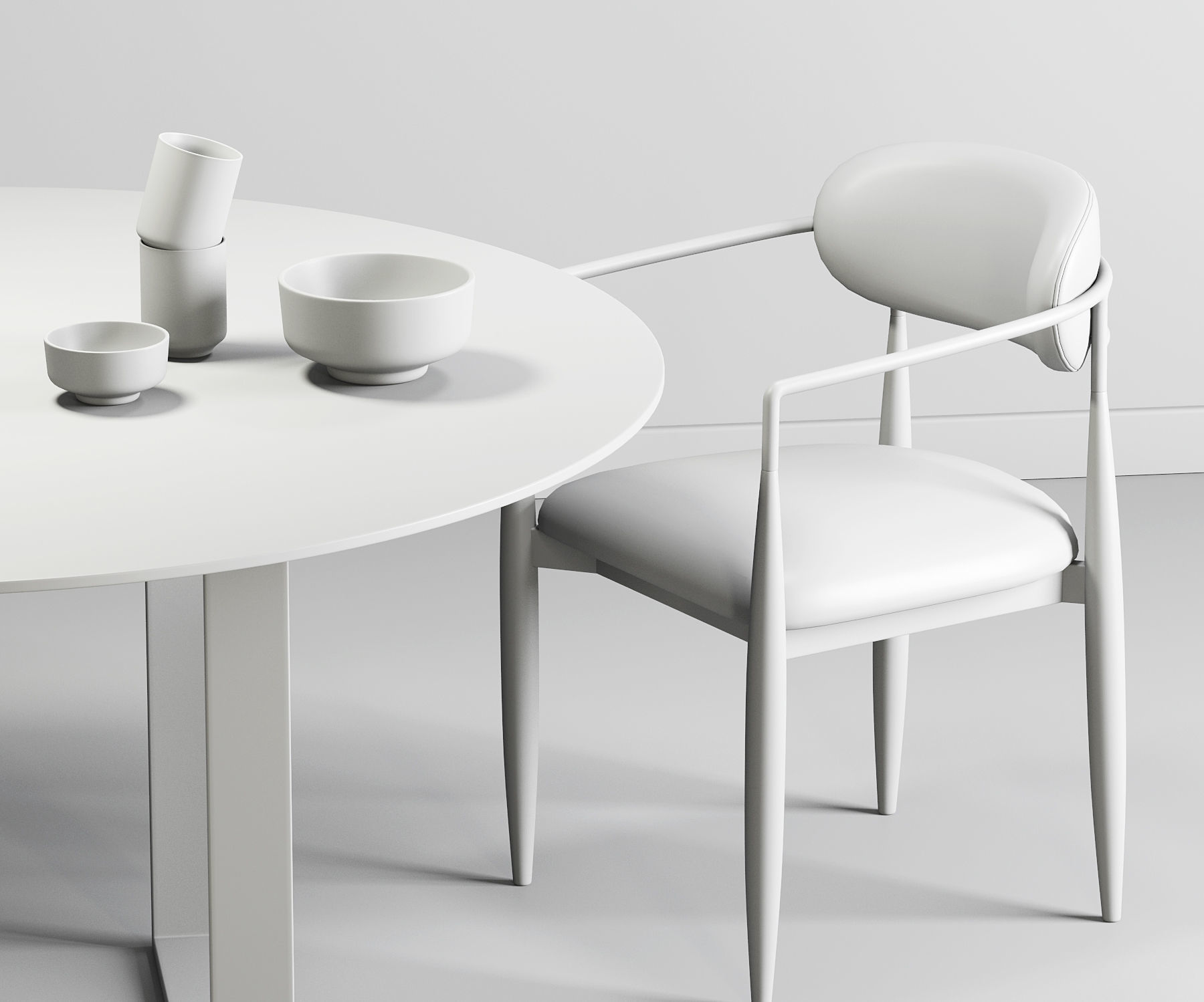 Dining Room Interior  319 3D model_4