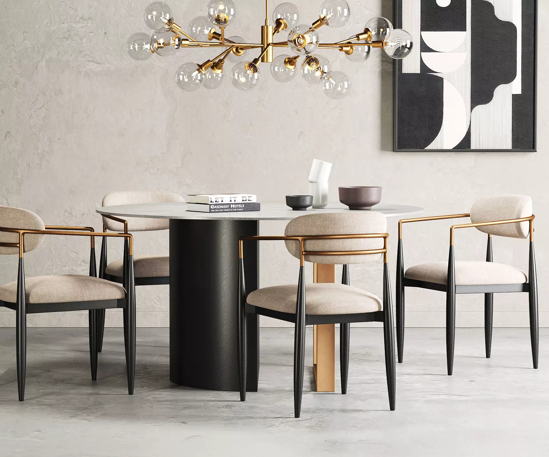 Dining Room Interior  319 3D model_0