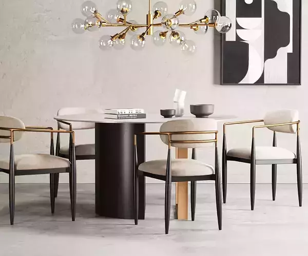 Dining Room Interior  319 3D model