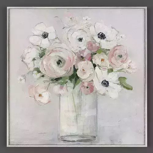 Art196 daisies framed art