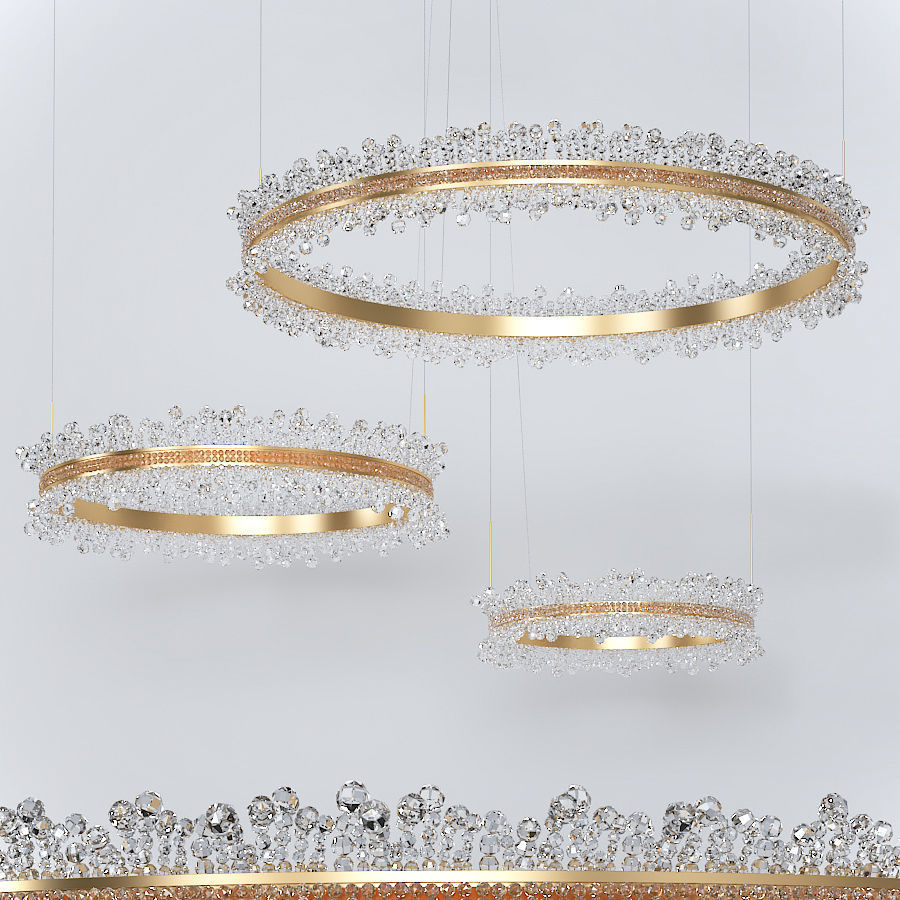 Chandelier Kink Light 400 600 800 3D model