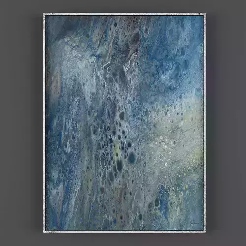 Art205 abstract painting with splashes