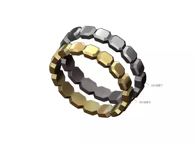 Rectangular Faceted norrow band