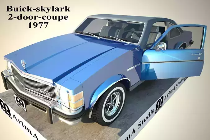 buick-skylark-2-door-coupe-1977 car