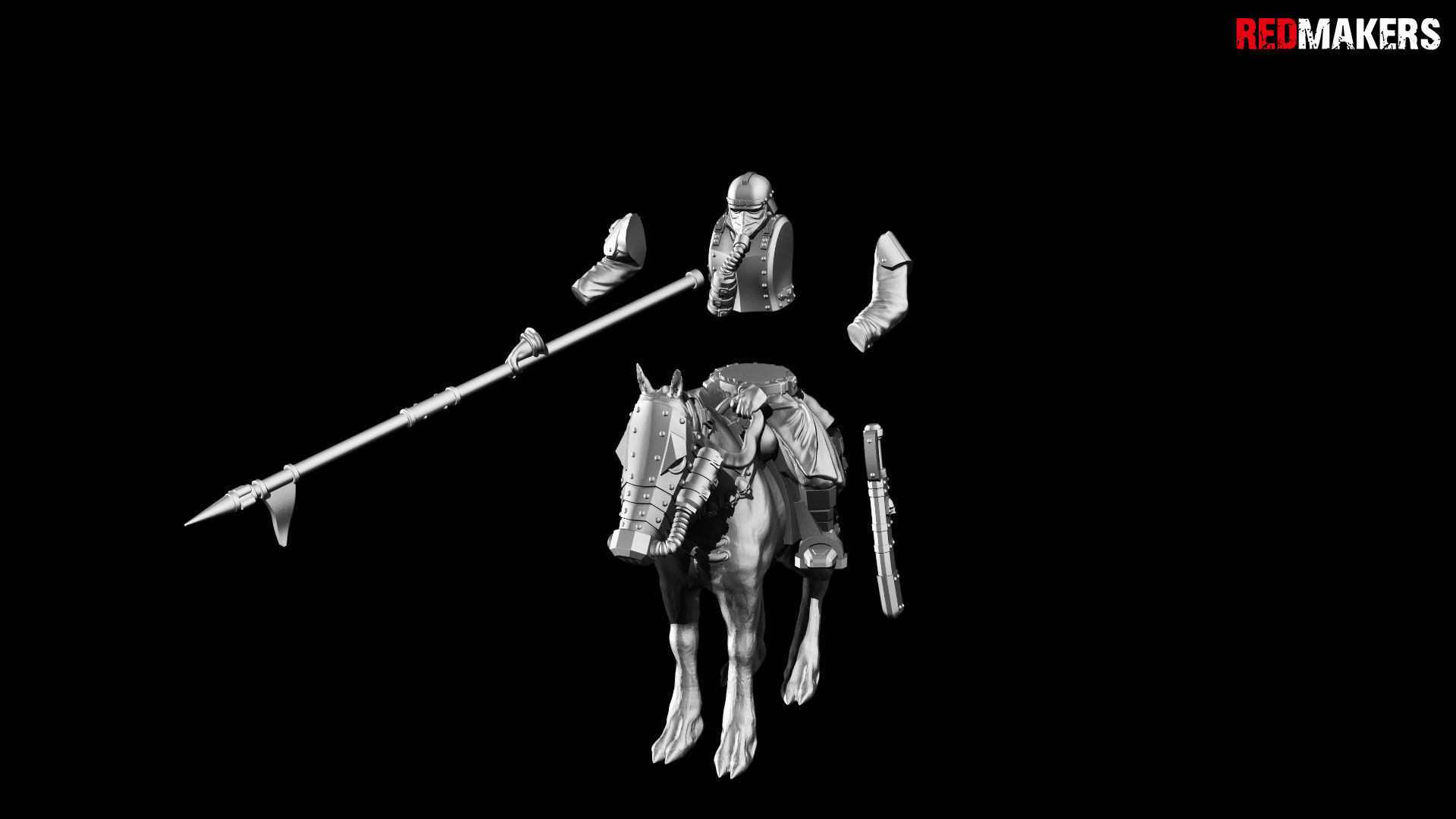 Death squad Cavalry of Imperial force 3D print model_45