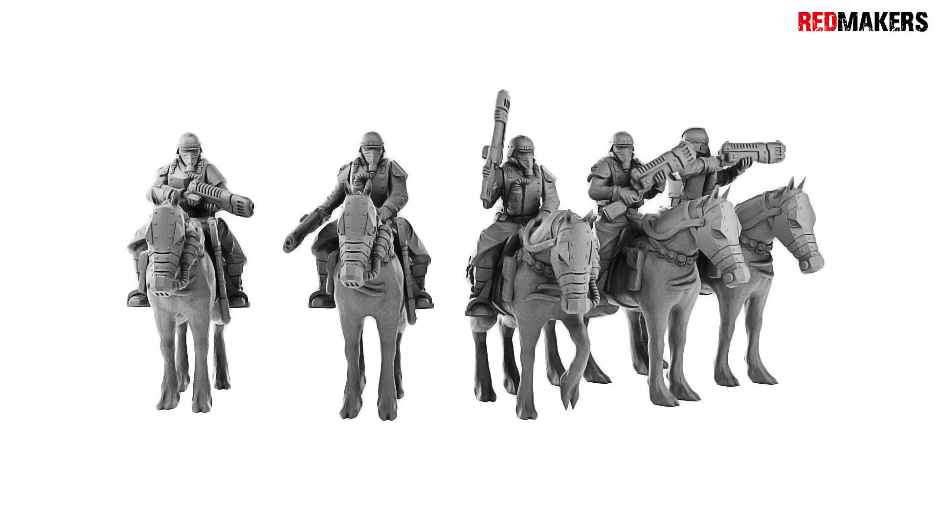 Death squad Cavalry of Imperial force 3D print model_20