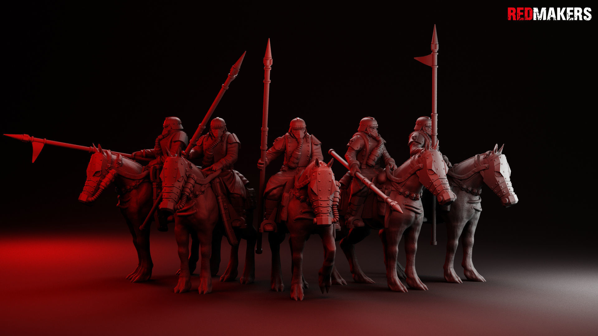 Death squad Cavalry of Imperial force 3D print model_6